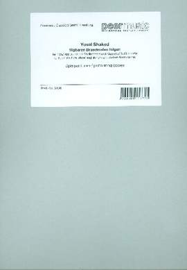 Yuval Shaked: Tilgbaren Brandmalen folgen
