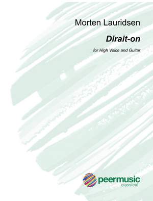 Morten Lauridsen: Dirait-on