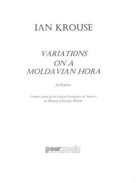 Ian Krouse: Variations on a Moldavian Hora