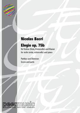 Nicolas Bacri: Elegie op.75b