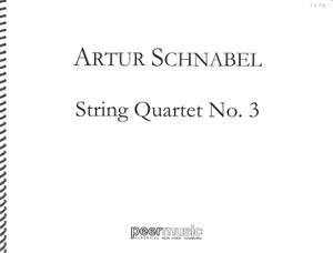 Artur Schnabel: String Quartet no.3