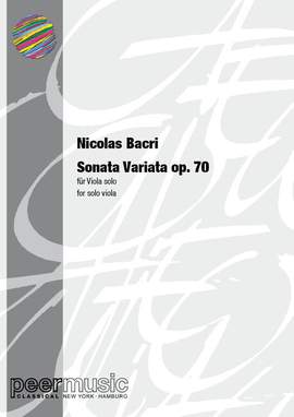 Nicolas Bacri: Sonata variata op.70