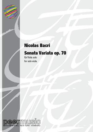 Nicolas Bacri: Sonata variata op.70