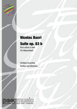 Nicolas Bacri: Suite 8 Bläser op.83b
