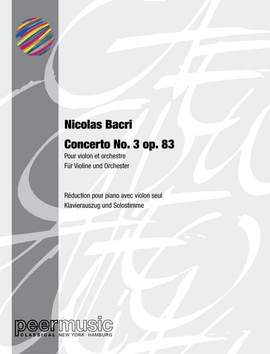 Nicolas Bacri: Konzert Nr.3 op.83