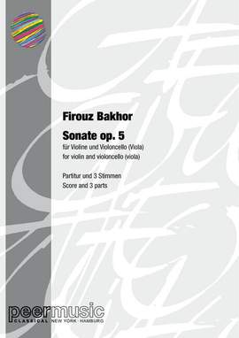 Firouz Bakhor: Sonate op.5