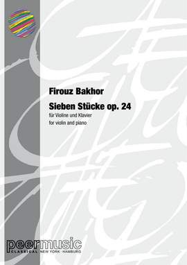 Firouz Bakhor: 7 Stücke op.24