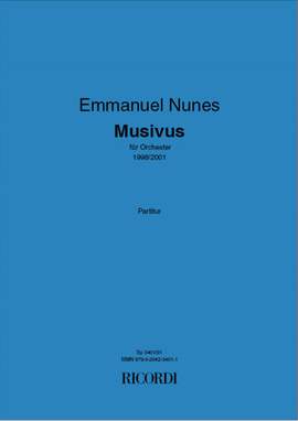 Emmanuel Nunes: Musivus
