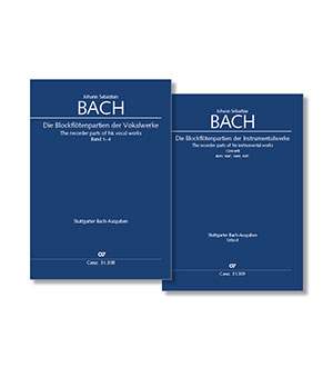 Bach, JS: Complete recorder parts