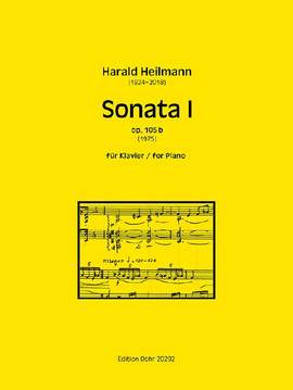 Harald Heilmann: Sonata I für Klavier op. 105b