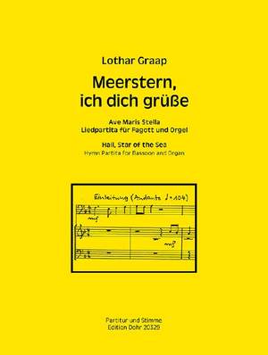 Lothar Graap: Meerstern, ich dich grüße für Fagott und Orgel
