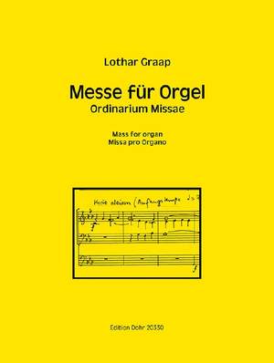 Lothar Graap: Messe für Orgel -Ordinarium Missae