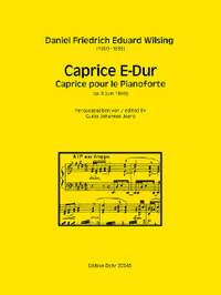 Daniel Friedrich Eduard Wilsing: Caprice für Pianoforte E-Dur op. 6