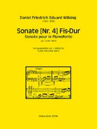 Daniel Friedrich Eduard Wilsing: Sonate [Nr. 4] für Pianoforte Fis-Dur op. 7