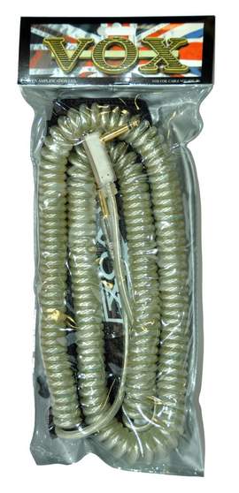 Vox 9m Vintage Curly Cable Silver