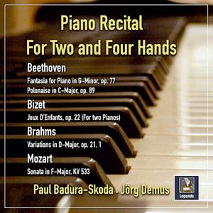 Piano Recital for Two and Four Hands