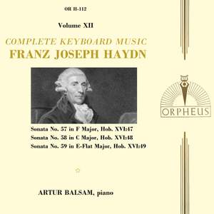 Haydn: Complete Keyboard Music, Volume XII