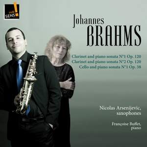 Brahms: Sonatas Arranged for Saxophone