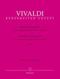Vivaldi, Antonio: Concerto for two Violoncellos, Strings and Basso continuo in G minor RV 531
