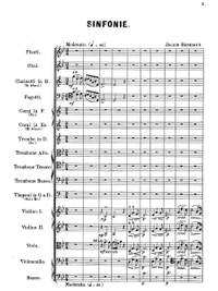 Benedict, Julius: Symphony in G minor Op. 101