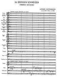 Diepenbrock, Alphons: Im grossen Schweigen for baritone and orchestra