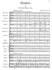 Draeseke, Felix: Columbus, Cantata for Soloists, Male Chorus and Orchestra op. 52