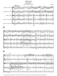 Gilson, Paul: Alla marcia. Rhapsodie pour orchestre d’instruments à cordes