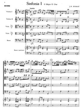 Roman, Johan Helmich: Three Symphonies: No.1 in G major, No.2 in F major, No.3 in B major