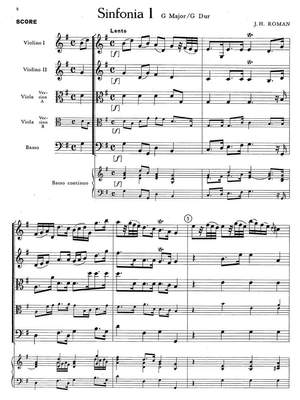 Roman, Johan Helmich: Three Symphonies: No.1 in G major, No.2 in F major, No.3 in B major