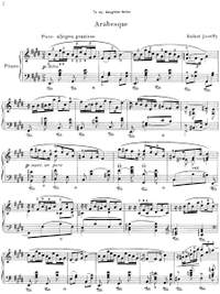 Joseffy, Rafael: Two Sketches for the piano (Arabesque; Oriental)