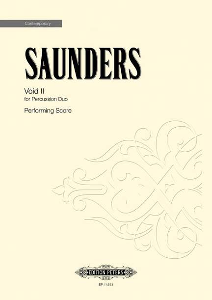Saunders, Rebecca: Void II (performing score)