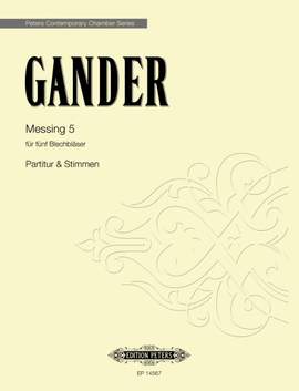 Gander, Bernhard: Messing 5 (score and parts)
