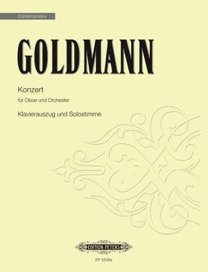 Goldmann, Friedrich: Konzert fur Oboe und Orchester