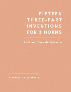 Bach, J S: Fifteen Three Part Inventions