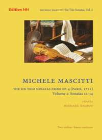 Mascitti, M: Six Trio Sonatas, Vol. 2 op. 4
