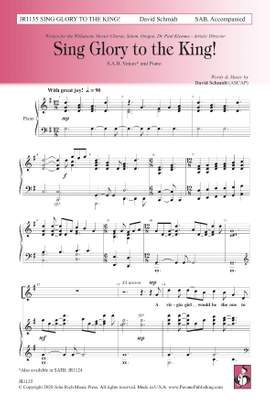 David Schmidt: Sing Glory to the King!