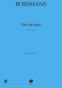 Boesmans, Philippe: Fin de Nuit (score)