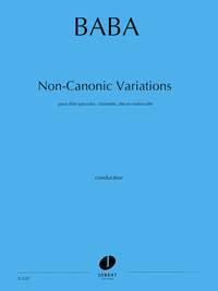 Baba, Noriko: Non-Canonic Variations (score)