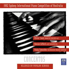 Sydney International Piano Competition of Australia 1992: Concertos