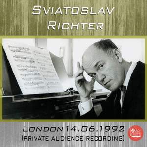 Sviatoslav Richter: Live in London, 14.06.1992
