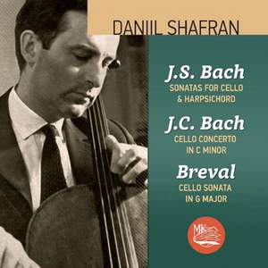 J.S. Bach: Sonatas for Cello & Harpsichord; J. C. Bach; Cello Concerto in C minor; Breval: Cello Sonata in G major