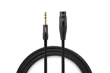 Prem-XLRf-TRSm-6' XLRf-TRSm Cable