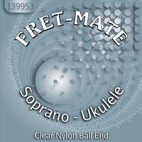 Fretmate Clear Nylon Ball End Soprano Ukulele Set