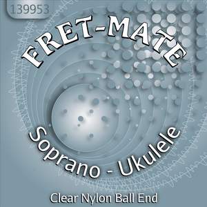 Fretmate Clear Nylon Ball End Soprano Ukulele Set