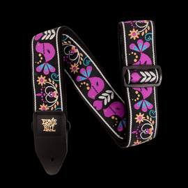 Ernie Ball Strap Purple Bird Lupin Jacquard 