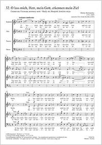 Bortniansky, Dimitri Stepanowitsch: O Lord, make me to know mine end