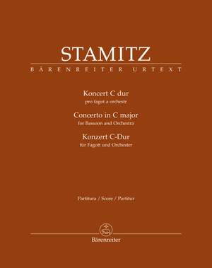 Stamitz, Carl: Concerto for Bassoon and Orchestra in C major