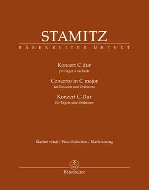 Stamitz Concerto Per Fagotto & Orch in C BSN & PF 
