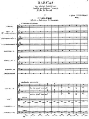 Diepenbrock, Alphons: Marsyas, suite for orchestra