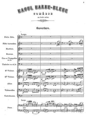 Grétry, André: Raoul Barbe-Bleue